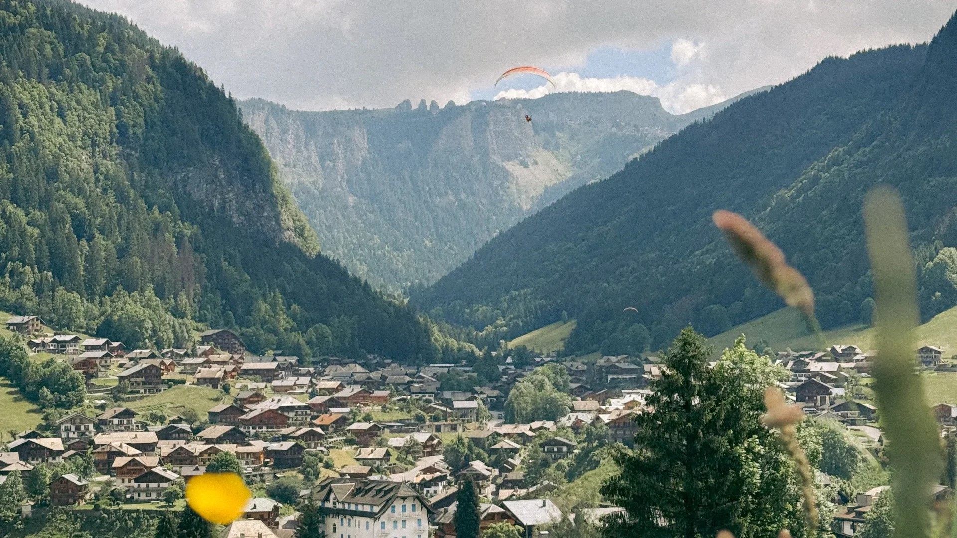 Vue de Morzine l'été